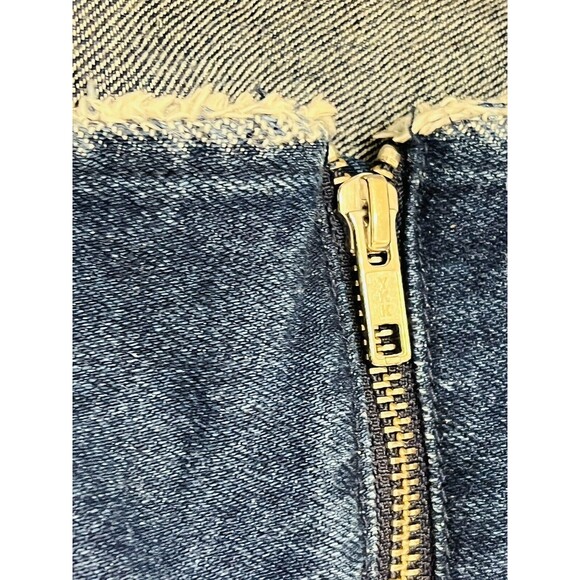 ZARA TRF Denim Crop Top Blue Size XS IX'D EUR XS - Picture 5 of 5